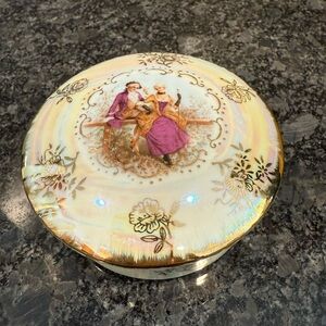Vintage Victorian Empress Haruta Trinket Box